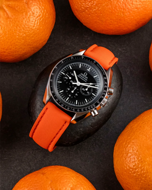 Loop-less™ HydroFlex™ | Solar Flare Edition | Orange Strap with Orange Stitching