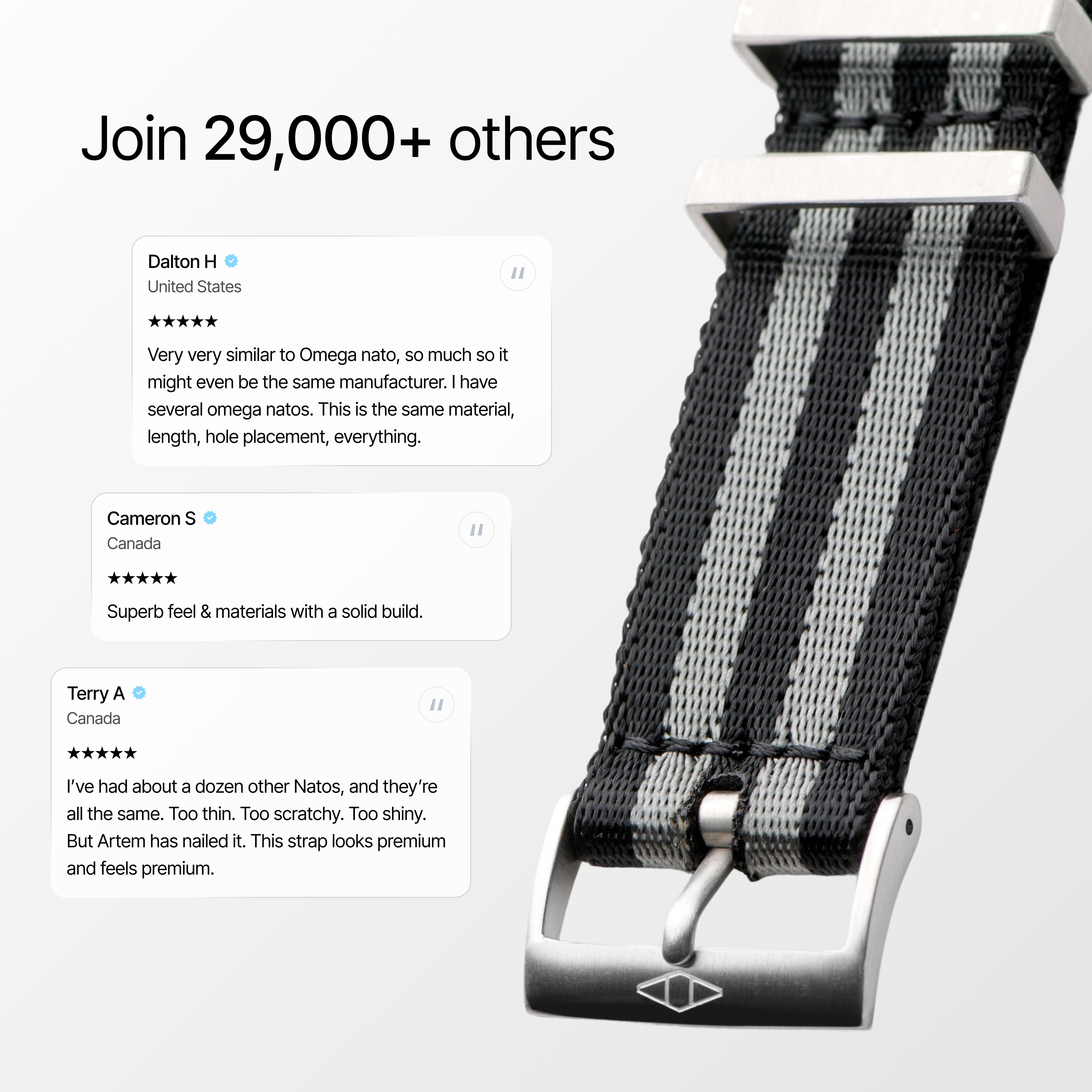Bond Nylon Watch Strap