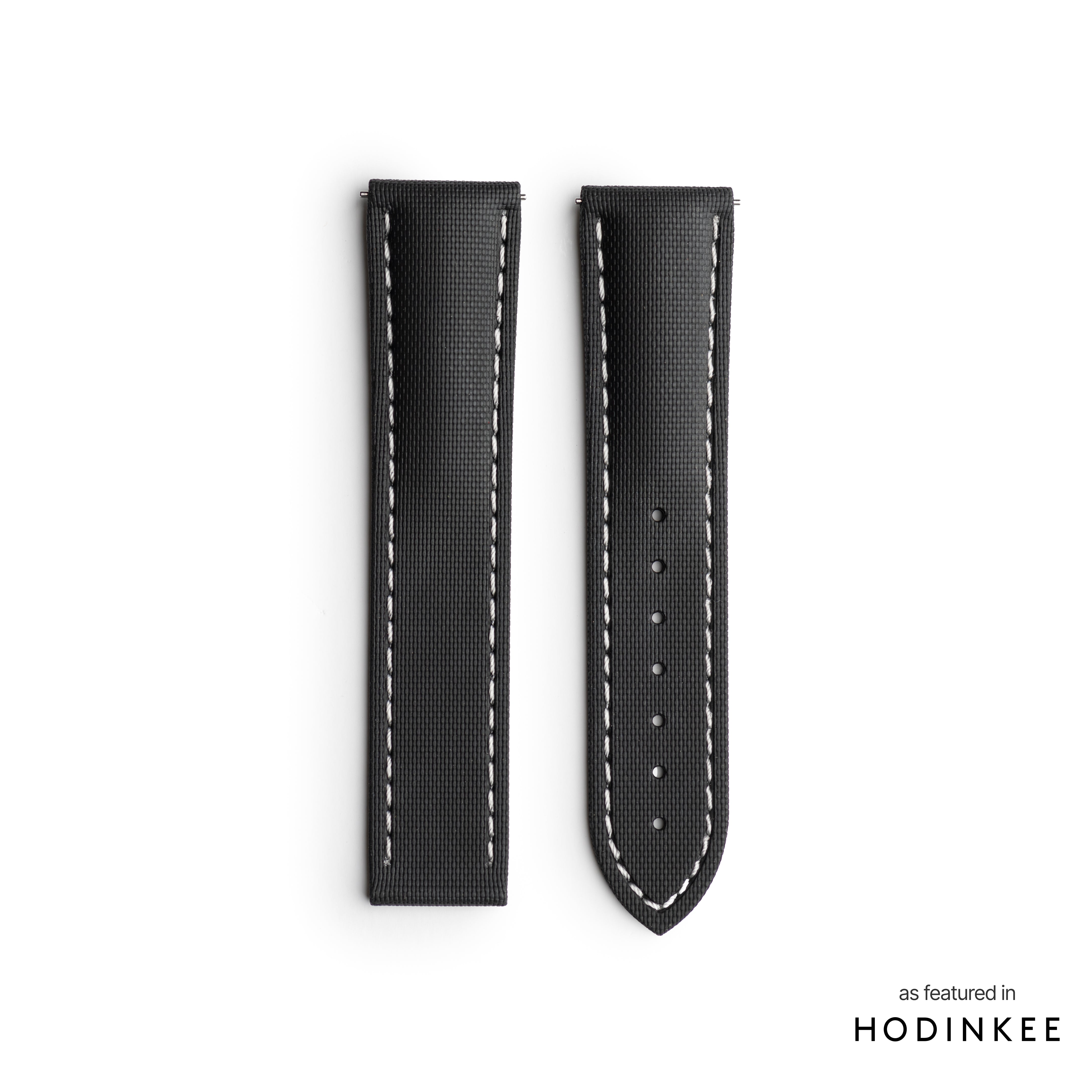 Loop-less™ HydroFlex™ | Event Horizon Edition | Black Strap with White Stitching