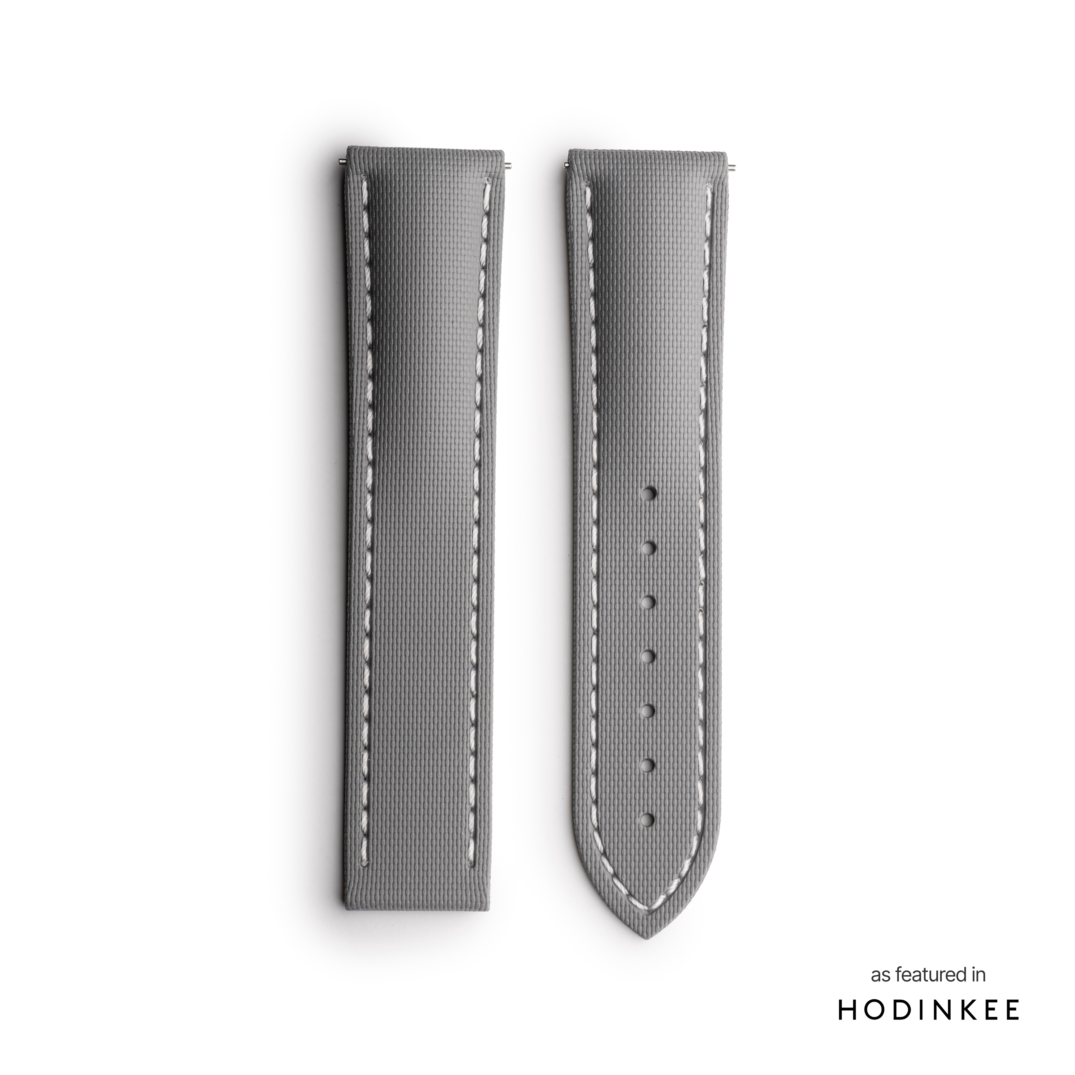 Loop-less™ HydroFlex™ | Lunar Ash Edition | Grey Strap with White Stitching