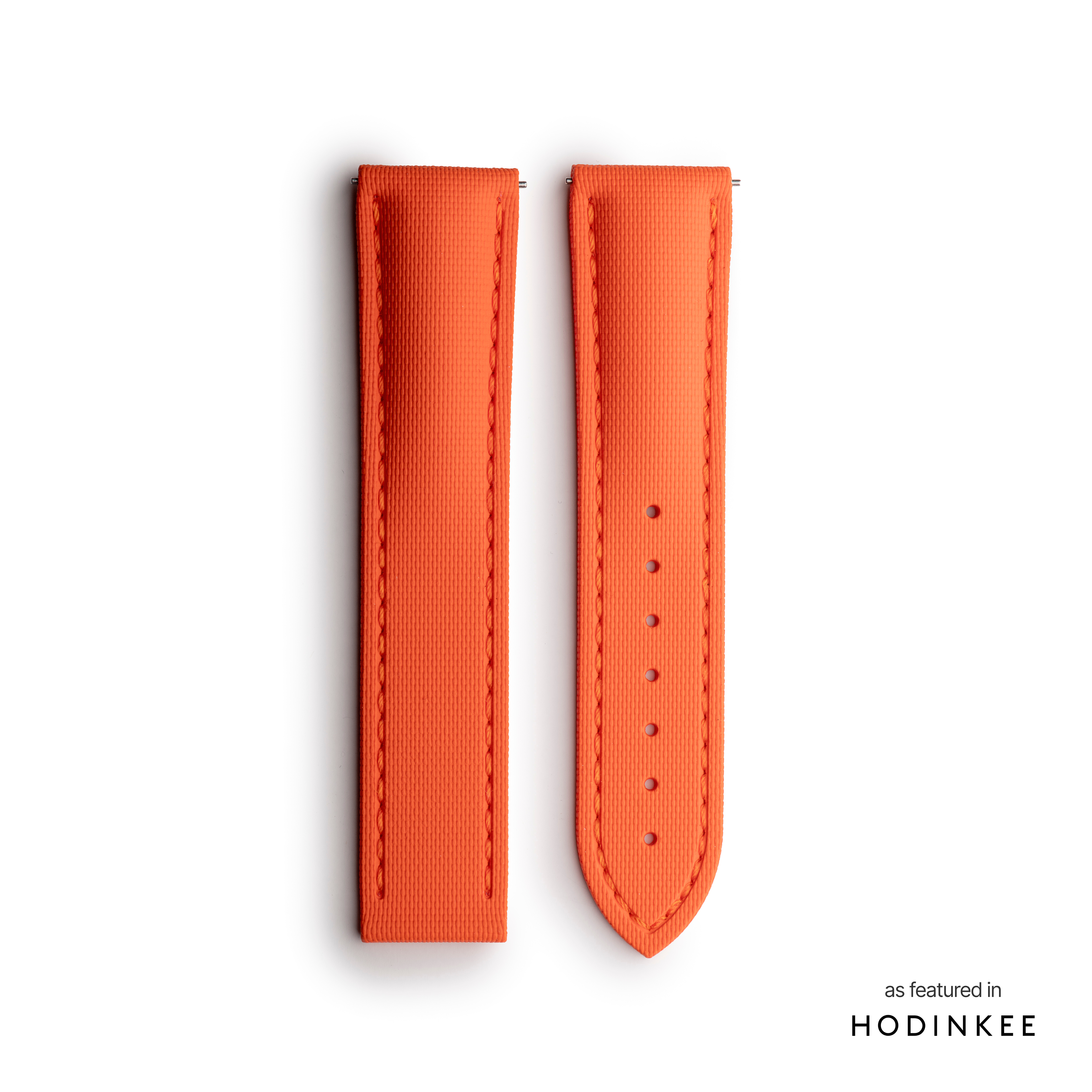 Loop-less™ HydroFlex™ | Solar Flare Edition | Orange Strap with Orange Stitching