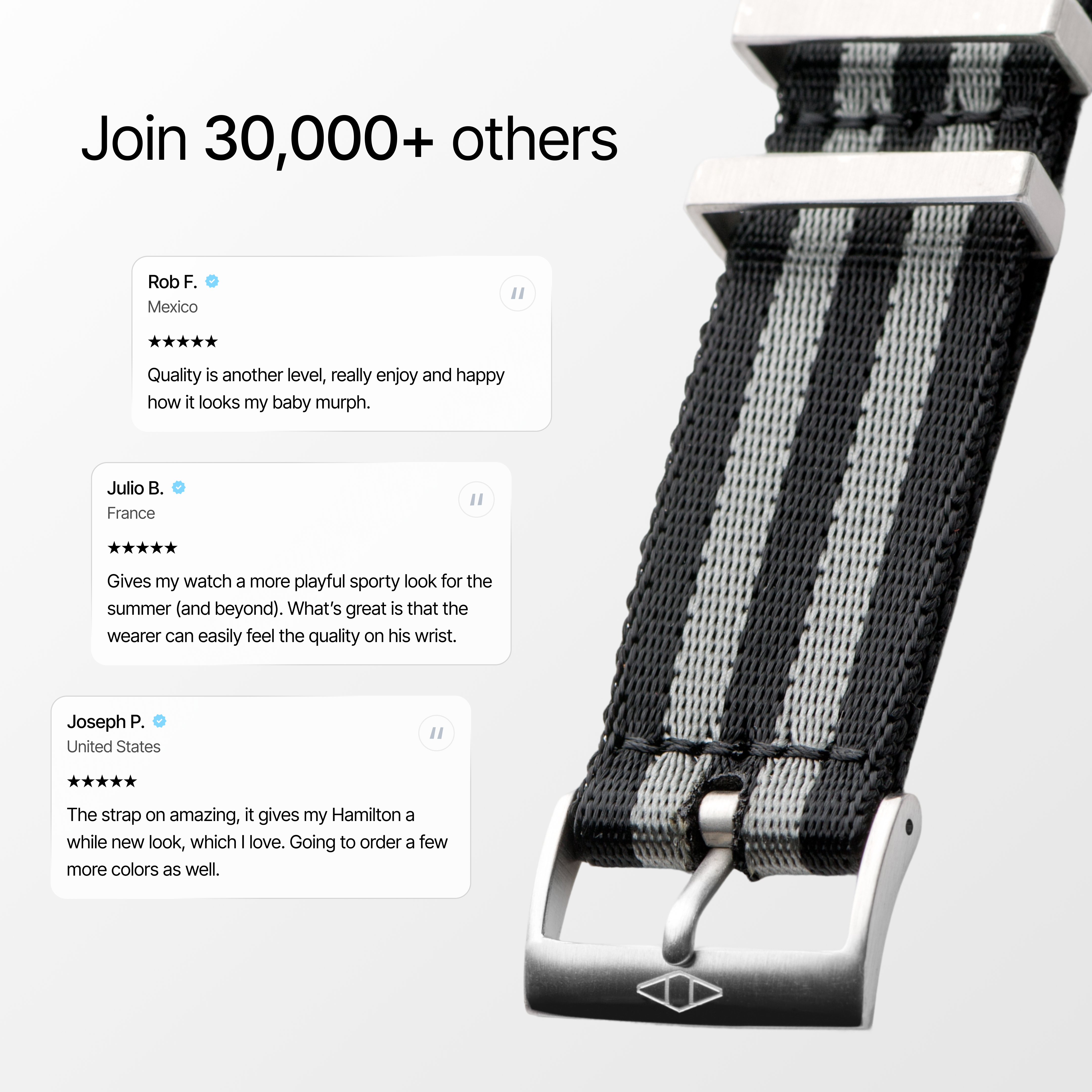 Bond Nylon Watch Strap