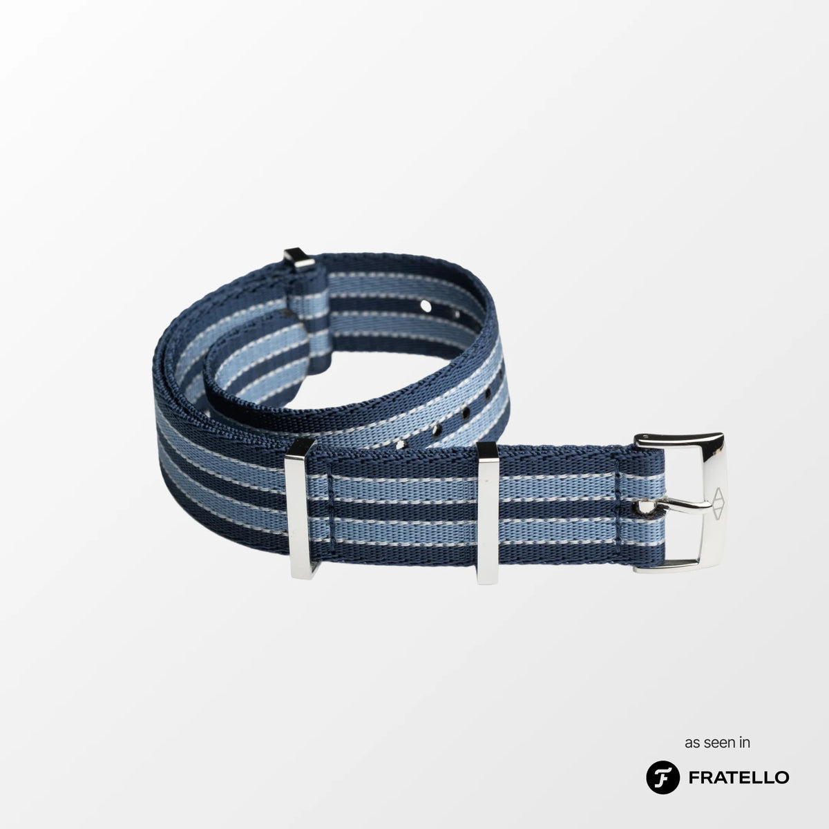 Summer Blue Nylon Watch Strap