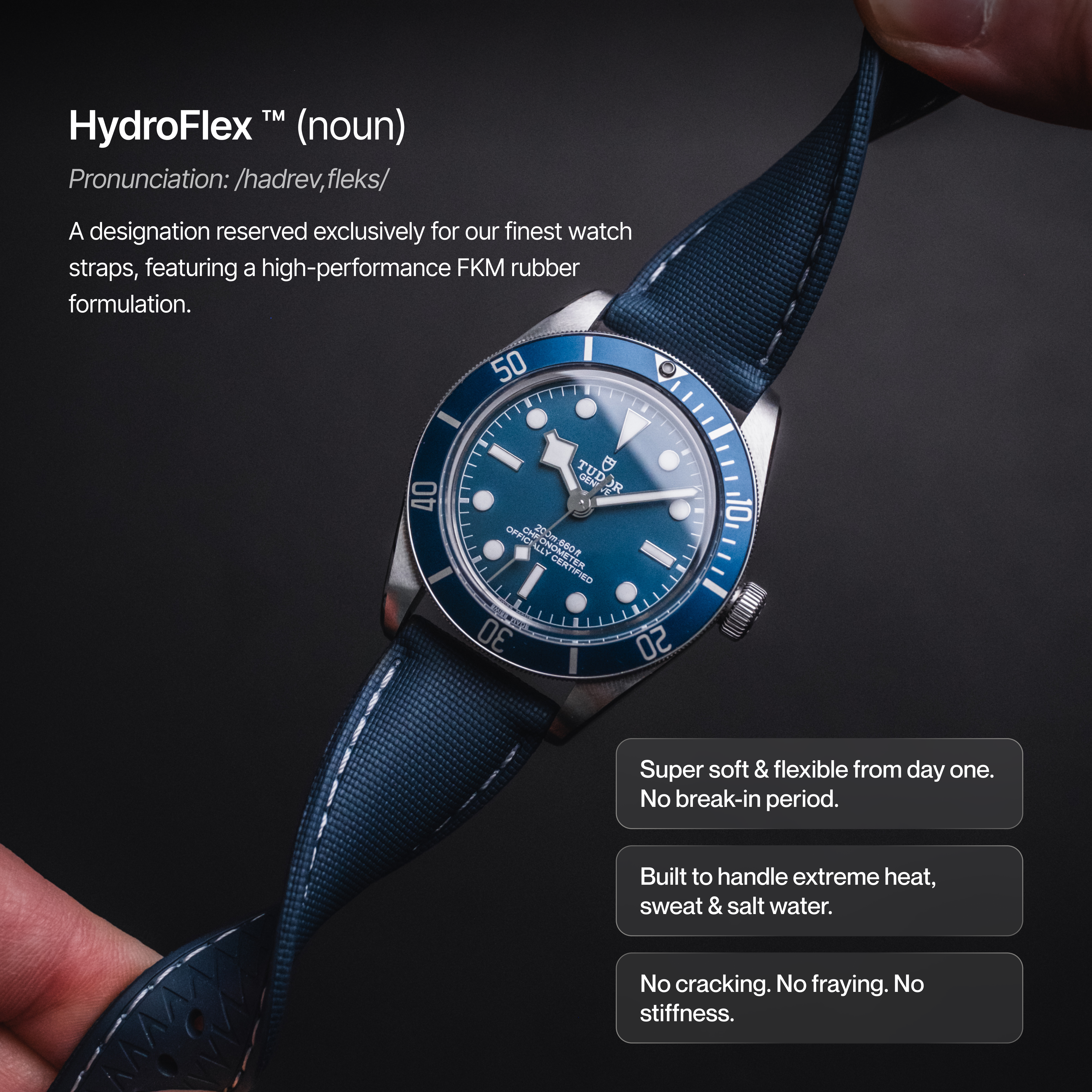 hydroflex watch strap