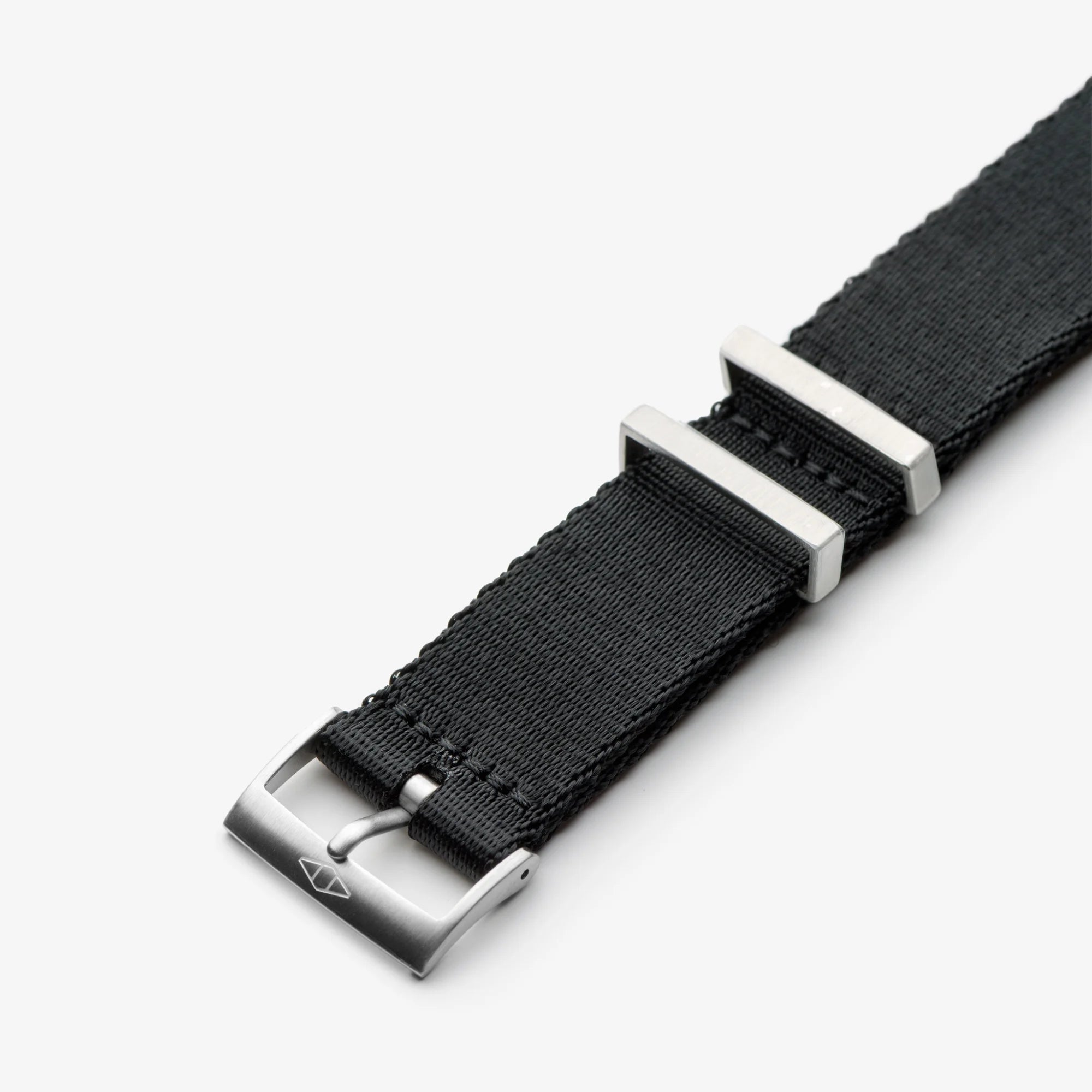 Black Nylon Watch Strap