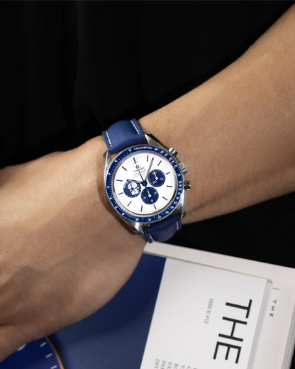 Loop-less™ HydroFlex™ | Cosmic Tide Edition | Blue Strap with White Stitching