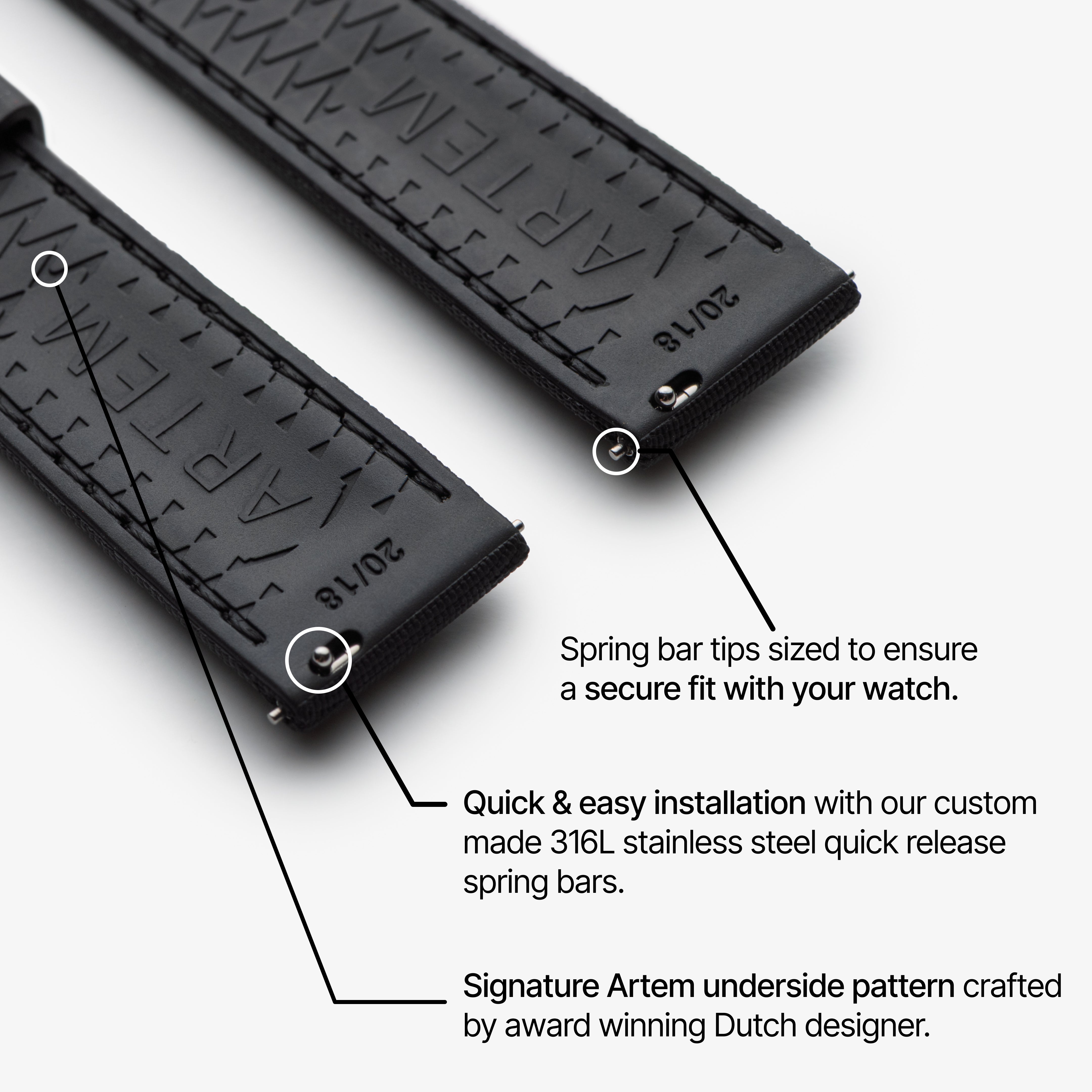 Artem watch strap explainer