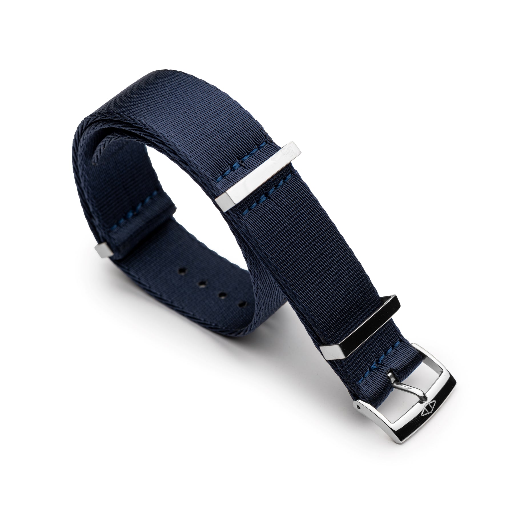 Navy Blue Nylon Watch Strap