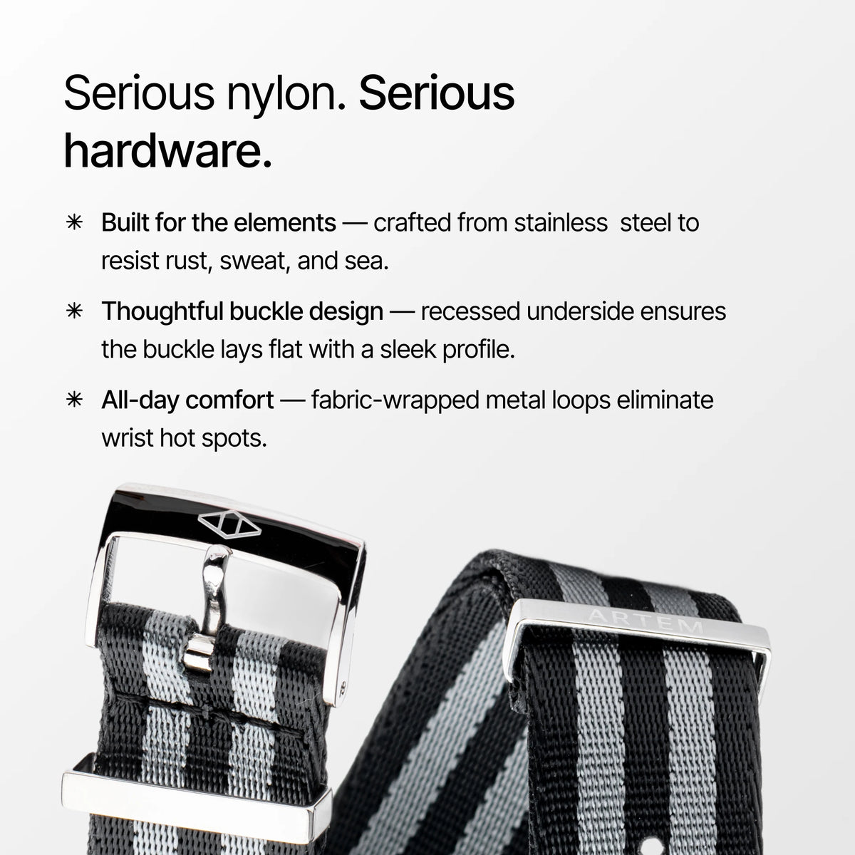 Bond Nylon Watch Strap explainer