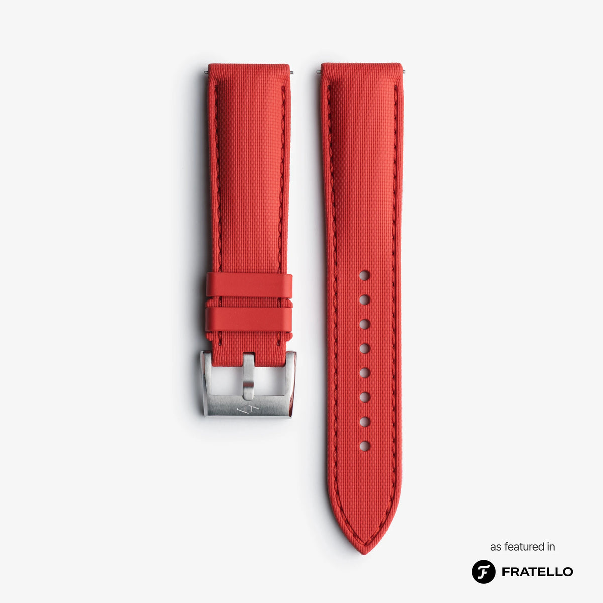 Classic Hydroflex red watch strap