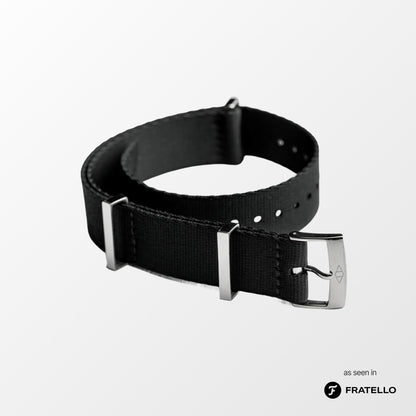 Black Nylon Watch Strap