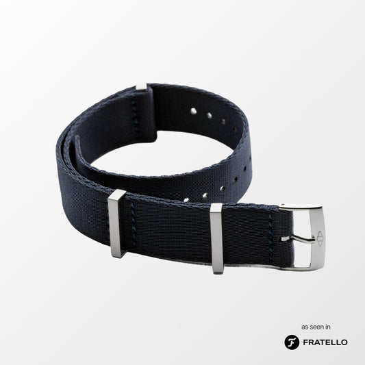 Navy Blue Nylon Watch Strap