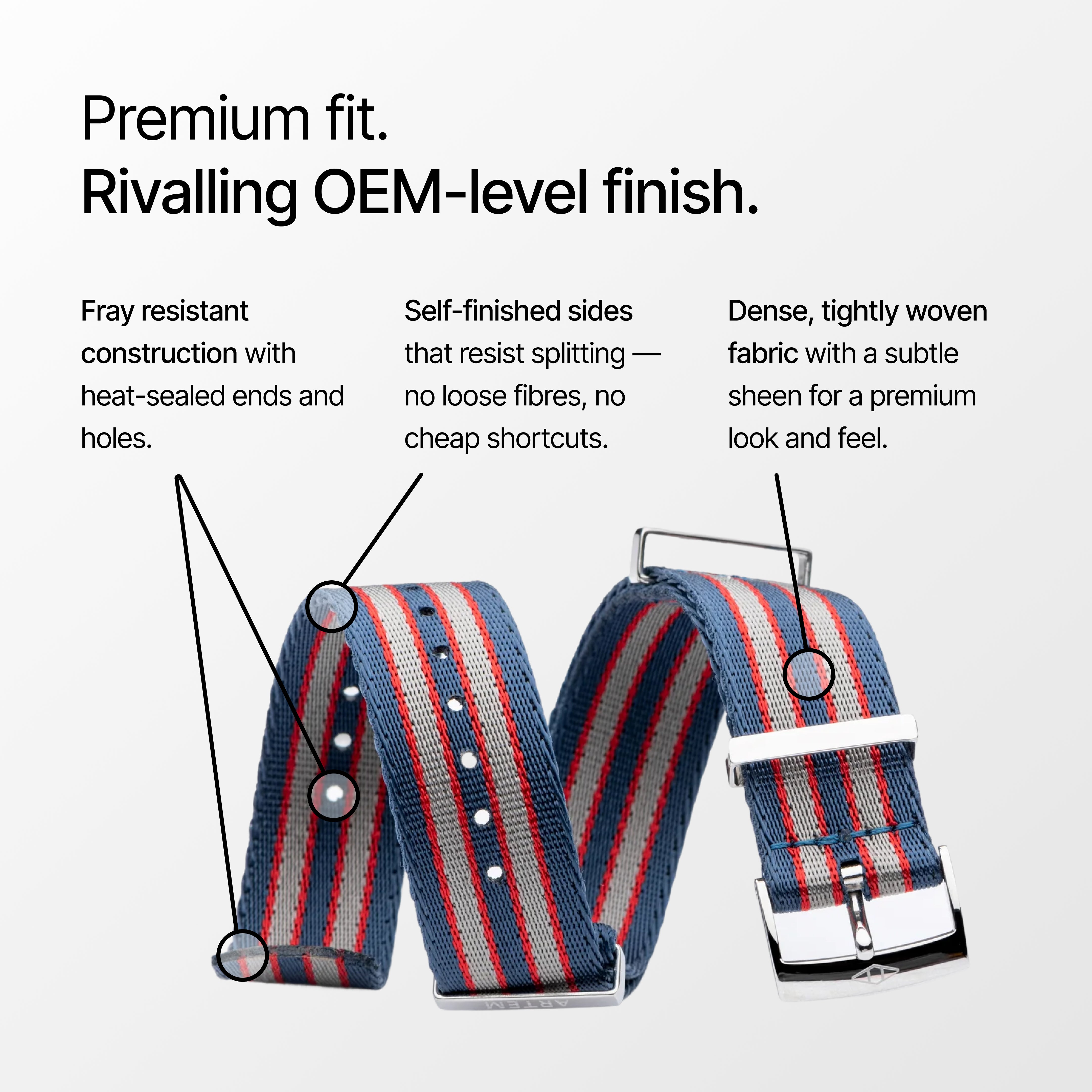 Commander Nylon Watch Strap
