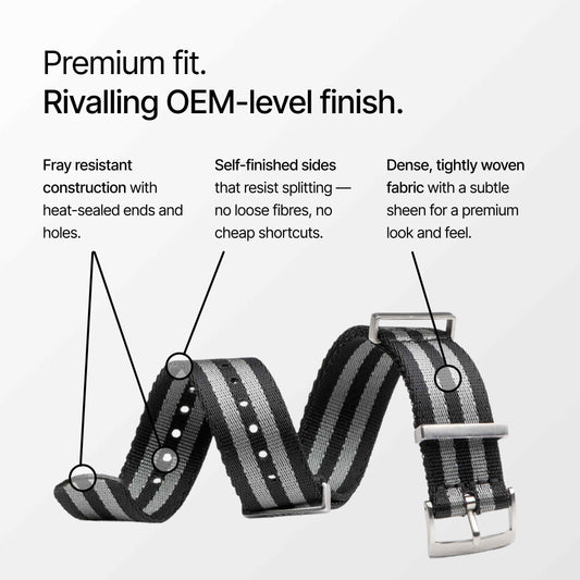 Bond Nylon Watch Strap