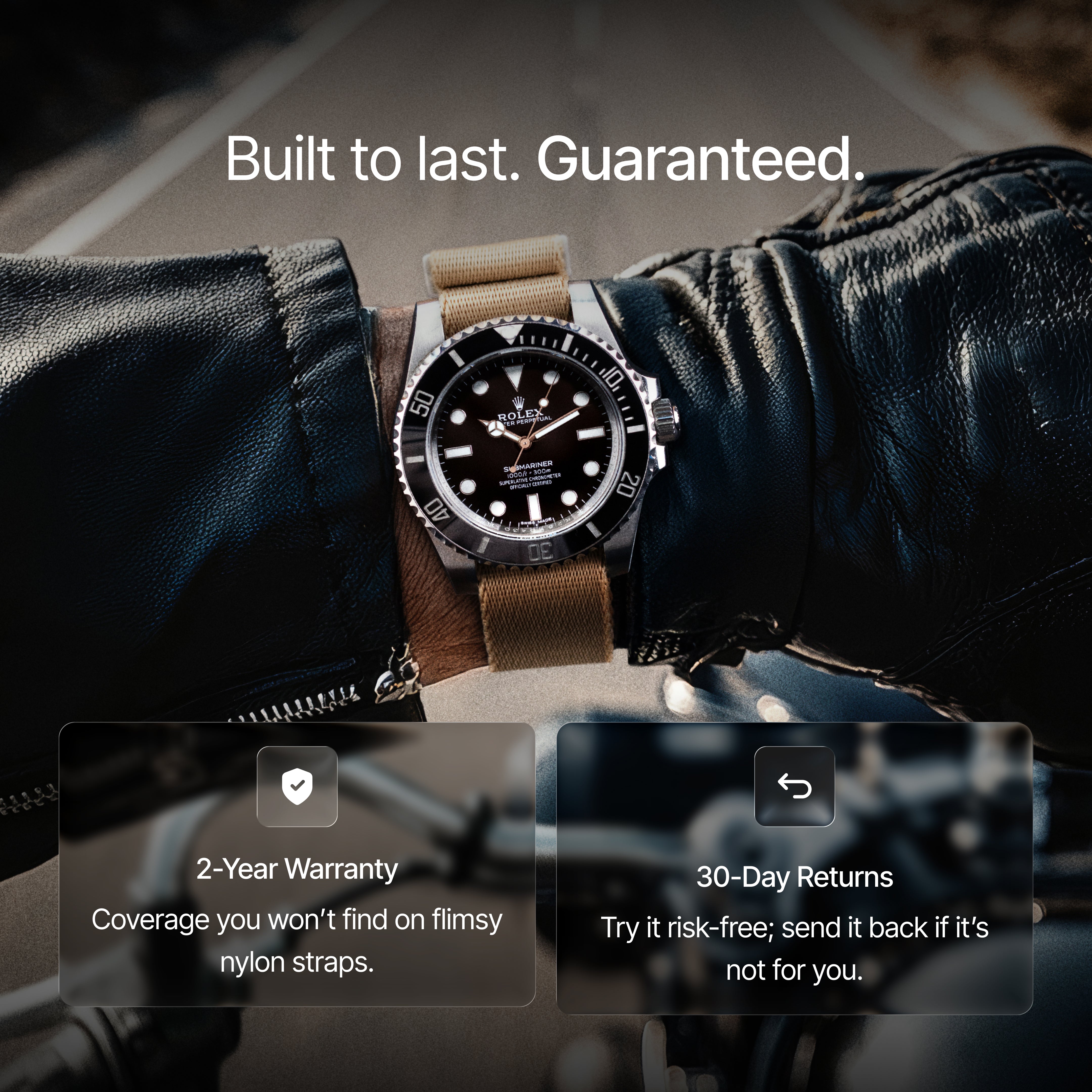 Sandstone Nylon Watch Strap