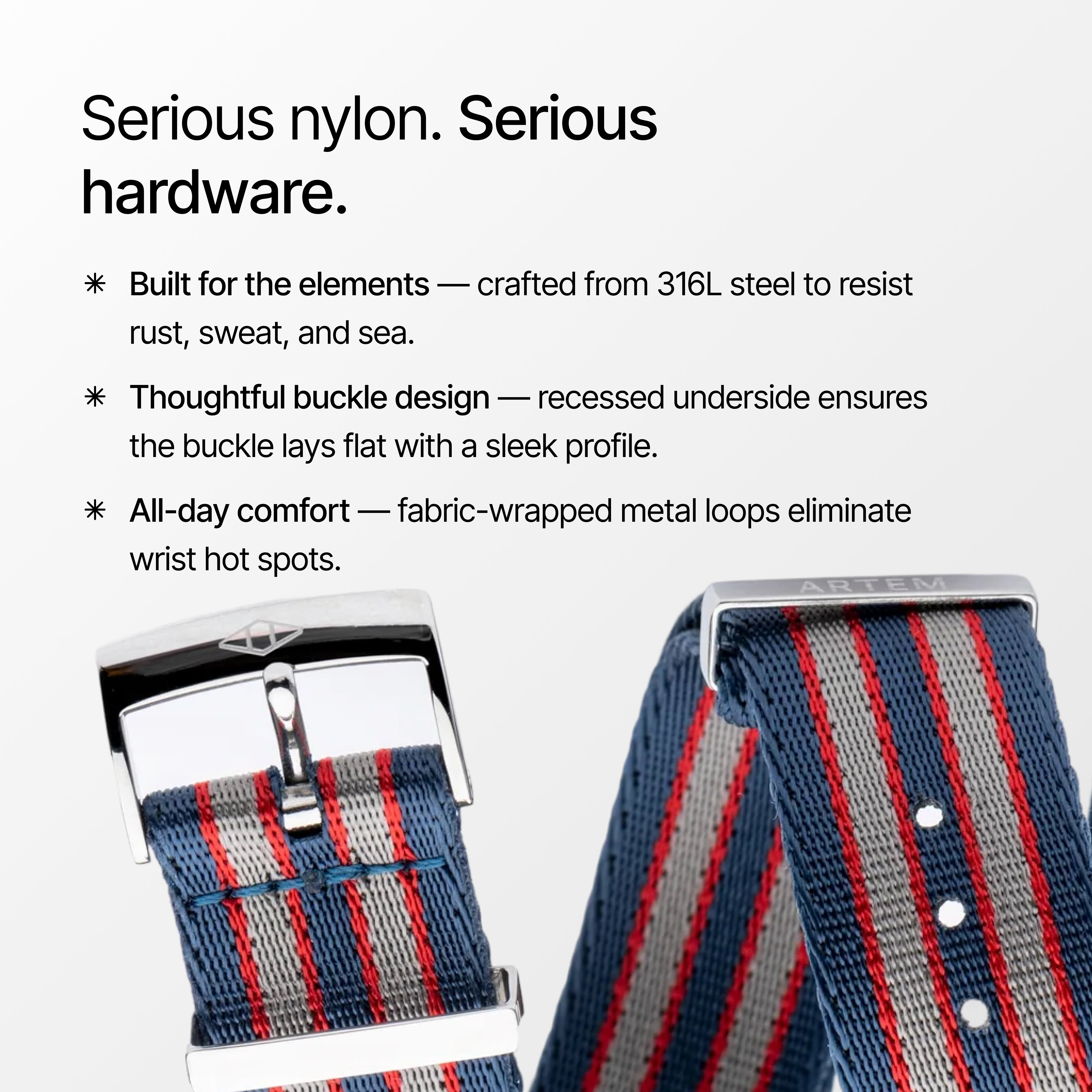 Commander Nylon Watch Strap