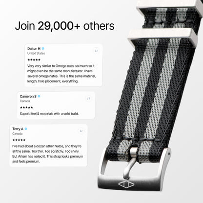 Bond Nylon Watch Strap