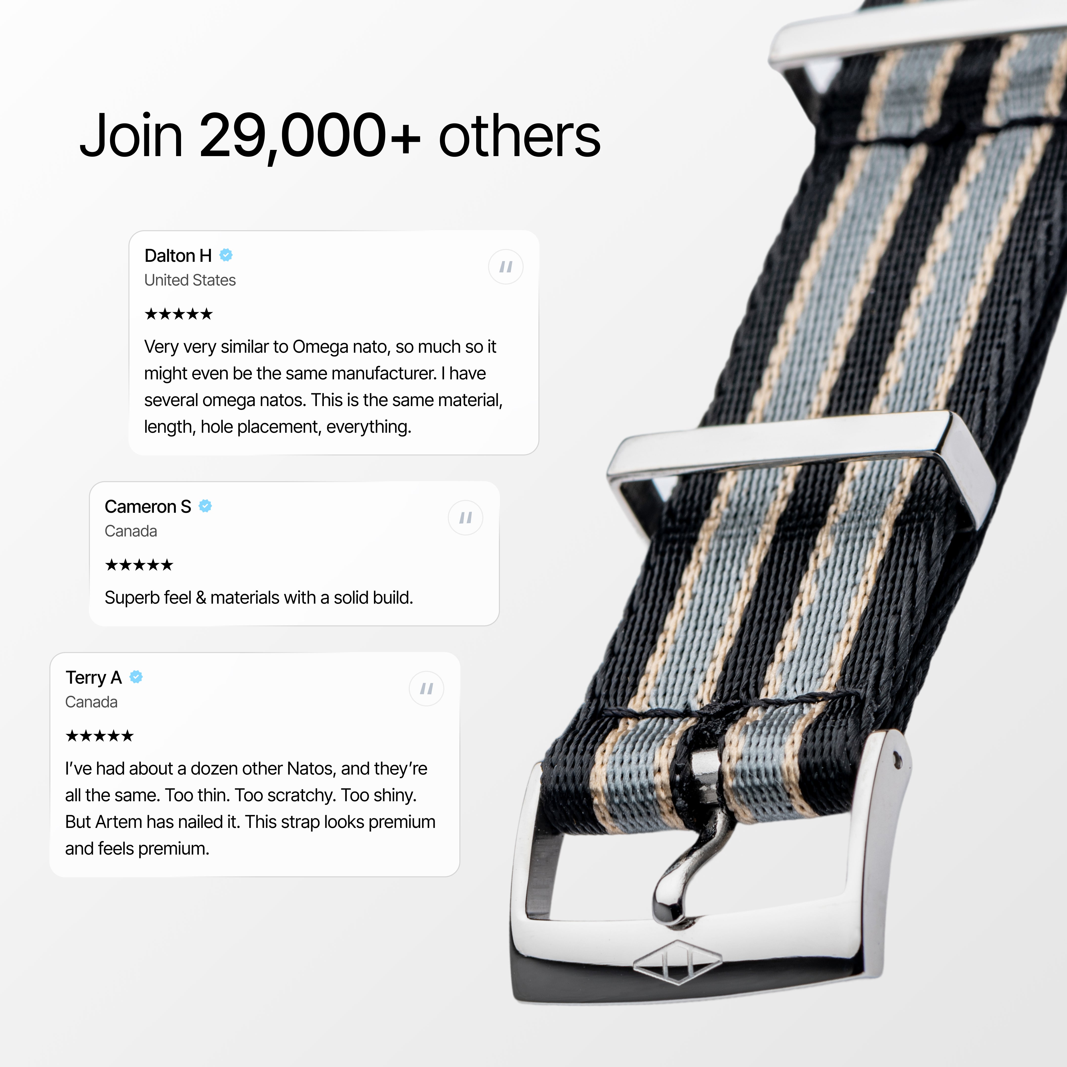 NTTD Nylon Watch Strap