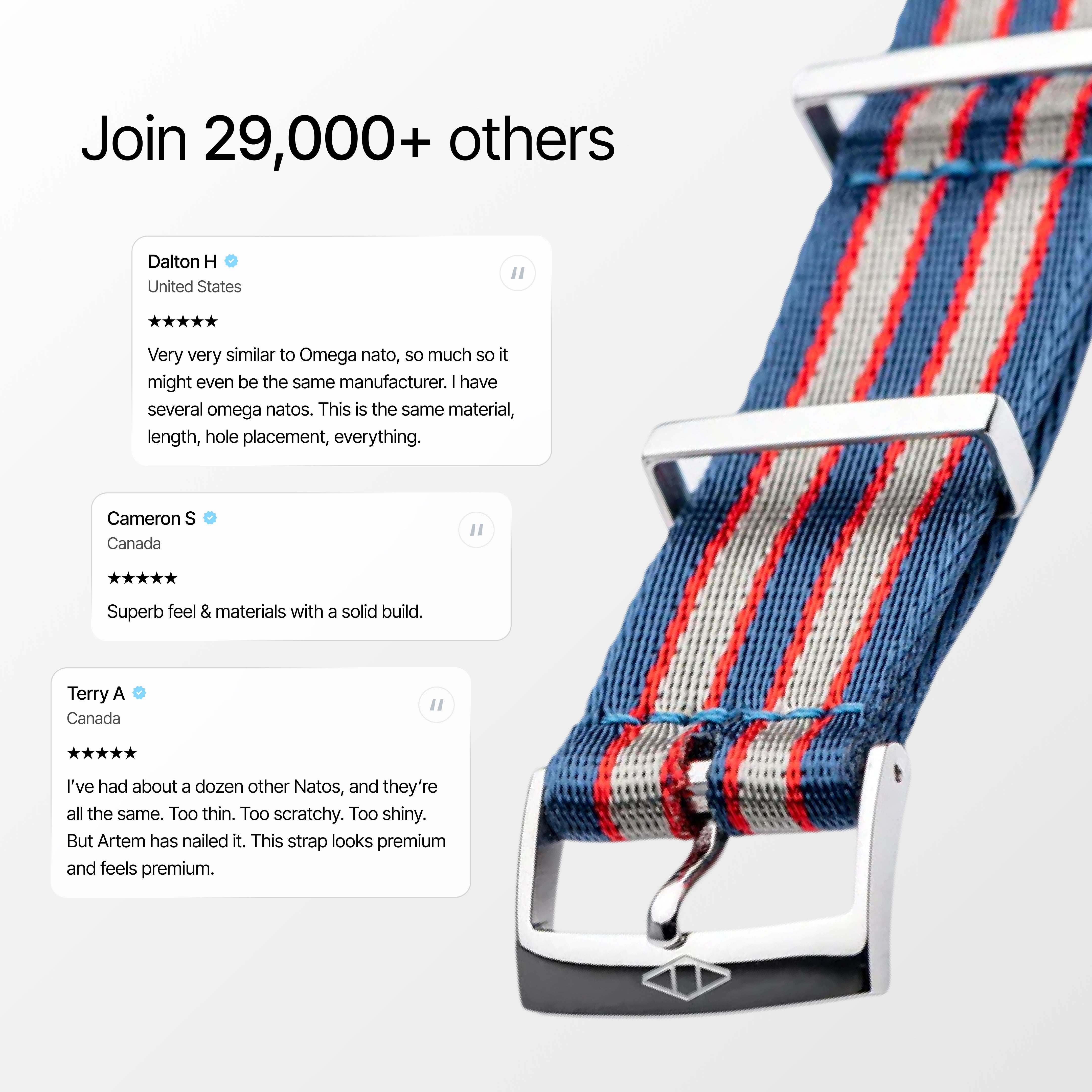 Commander Nylon Watch Strap