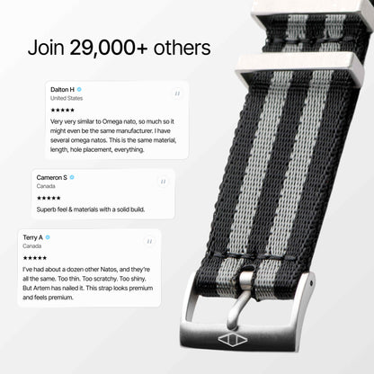 Bond Nylon Watch Strap
