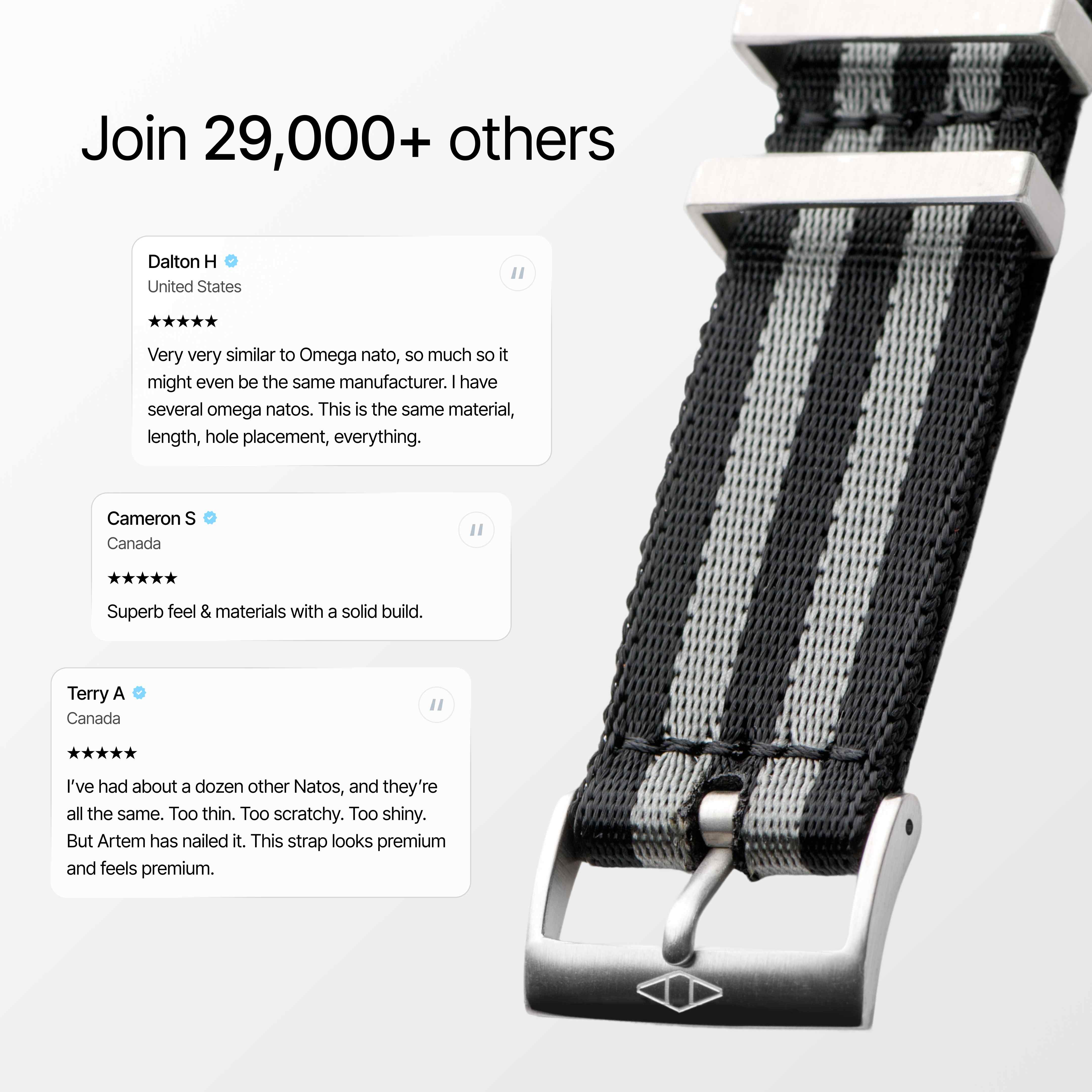 Bond Nylon Watch Strap