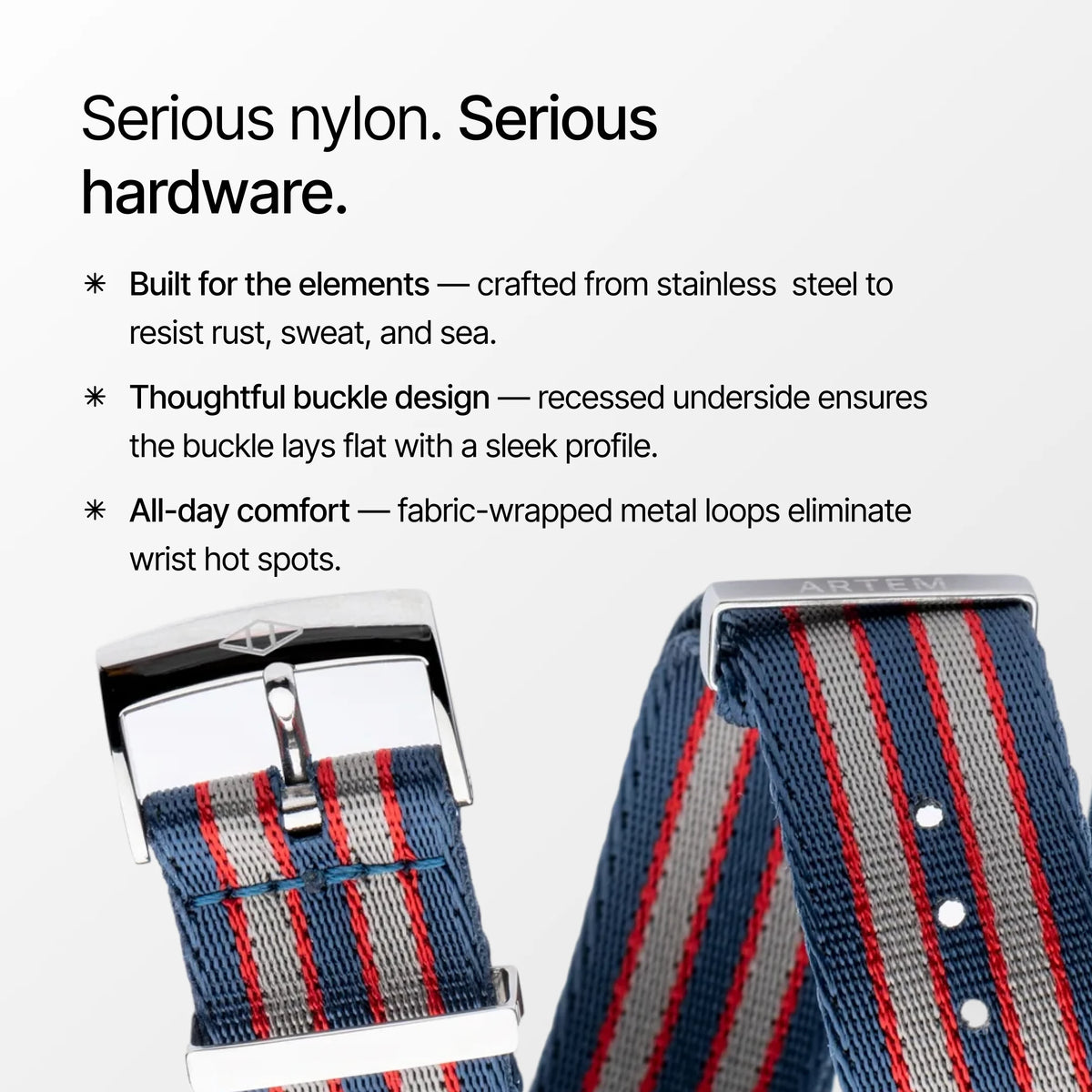 Commander Nylon Watch Strap explainer