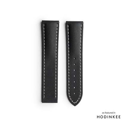 Loop-less™ HydroFlex™ | Event Horizon Edition | Black Strap with White Stitching