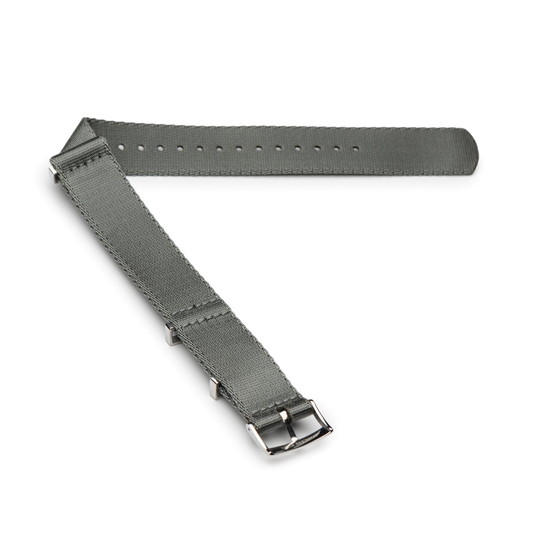 Grey Nylon Watch Strap