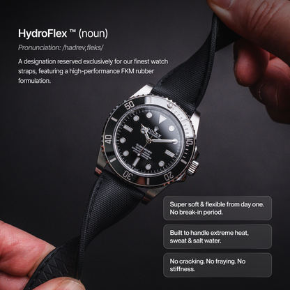 Hydroflex watch strap