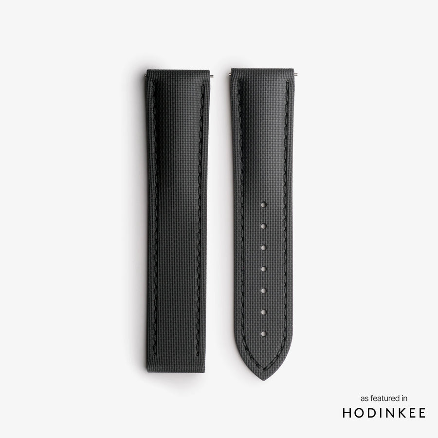 Loop-less™ HydroFlex™ | Dark Matter Edition | Black Strap with Black Stitching