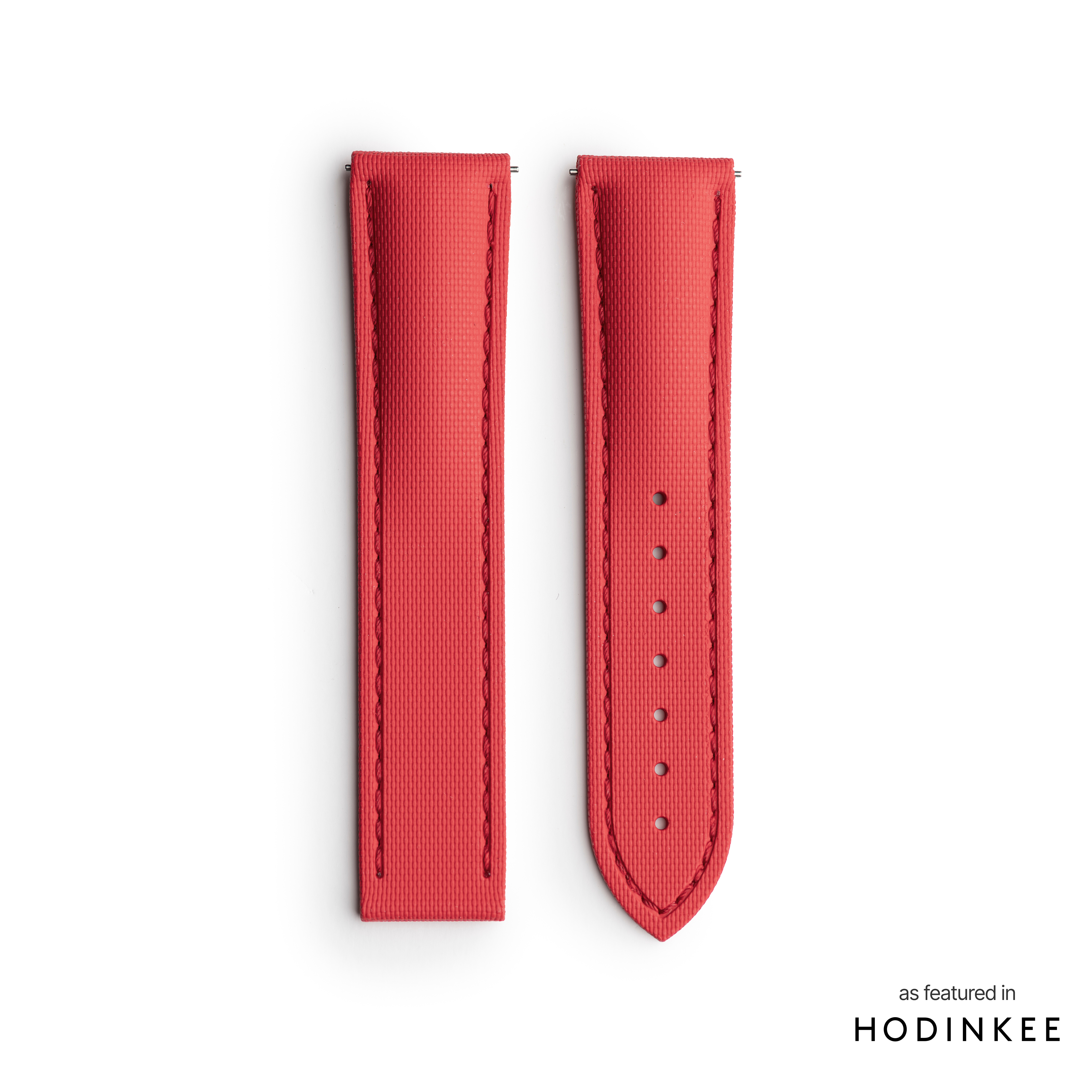 Loop-less™ HydroFlex™ | Blood Moon Edition | Red Strap with Red Stitching