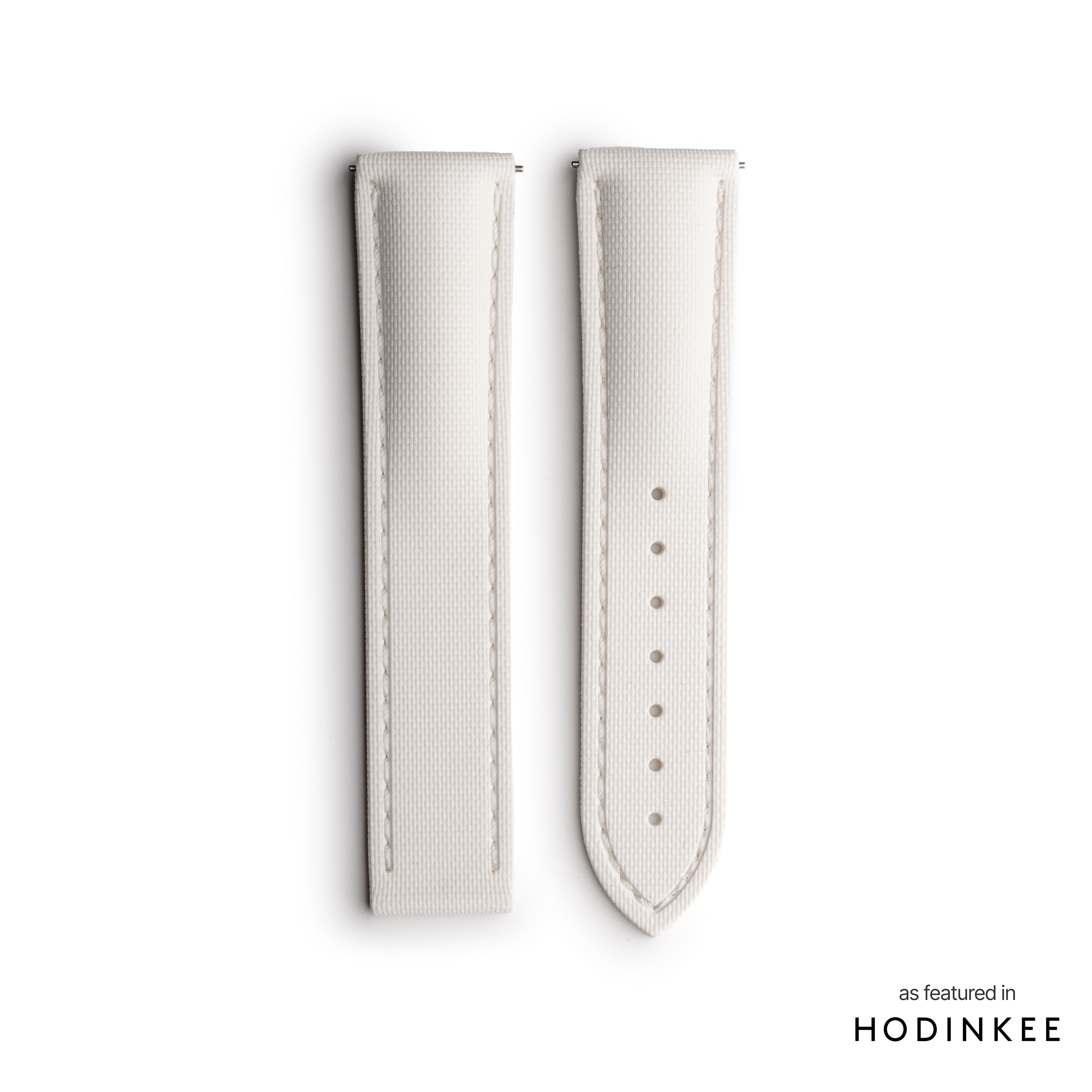 Loop-less™ HydroFlex™ | Nova Light Edition | White Strap with White Stitching