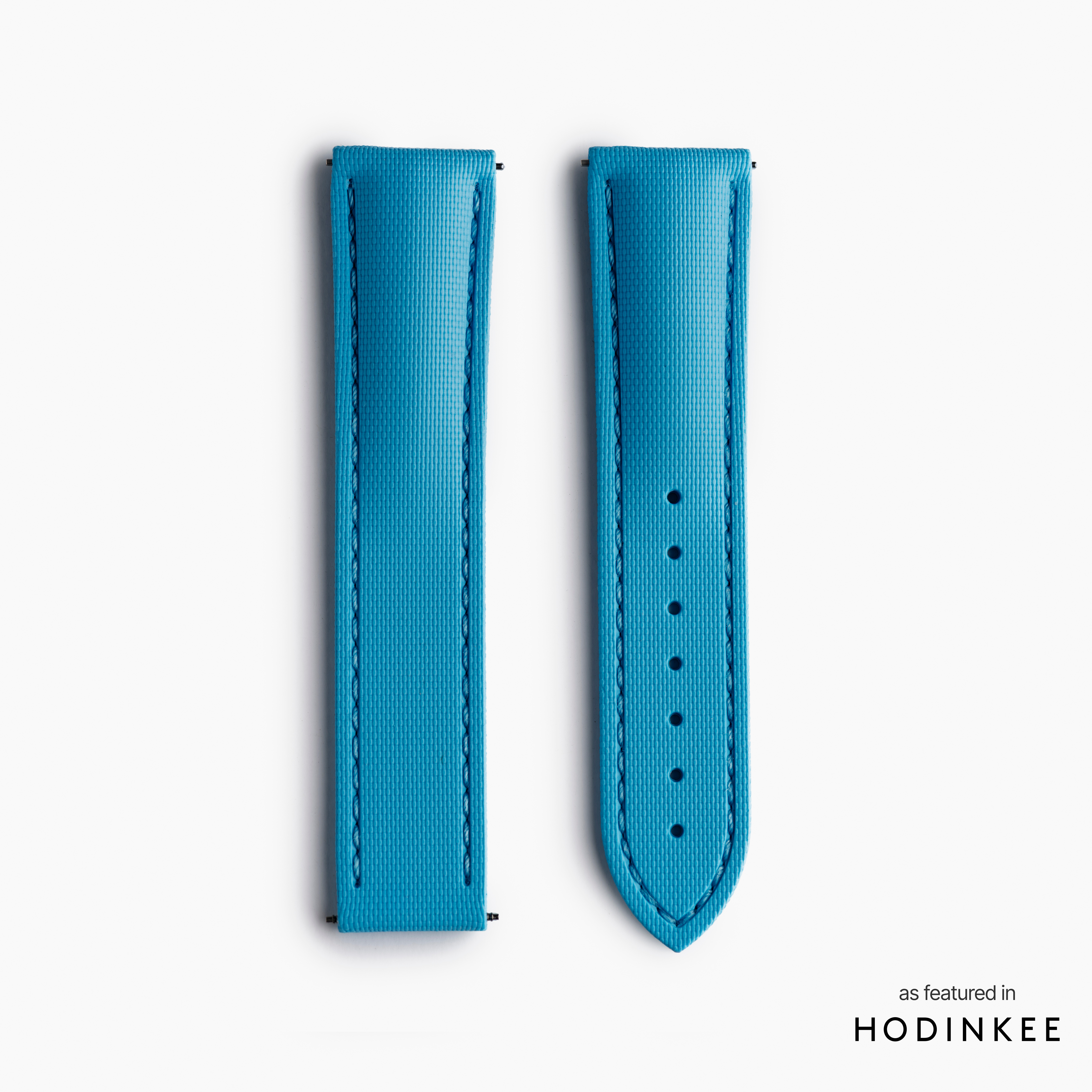 Loop-less™ HydroFlex™ | Stellar Azure Edition | Light Blue Strap with Light Blue Stitching