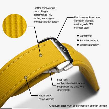Loop-less™ HydroFlex™ | Ion Glow Edition | Yellow with yellow Stitching