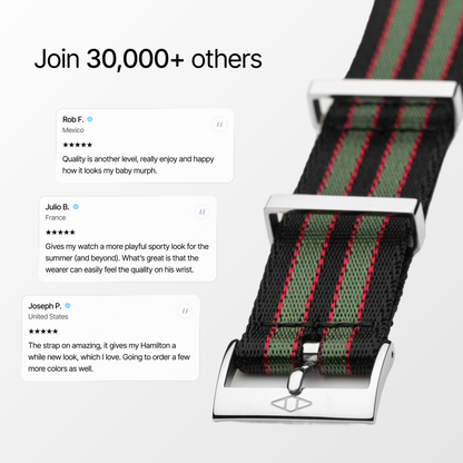 Vintage Bond  Nylon Watch Strap