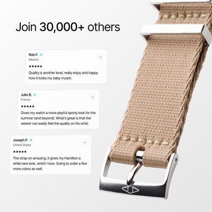 Sandstone Nylon Watch Strap