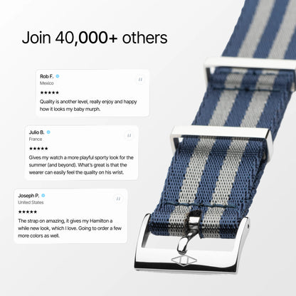 Blue Bond  Nylon Watch Strap reviews