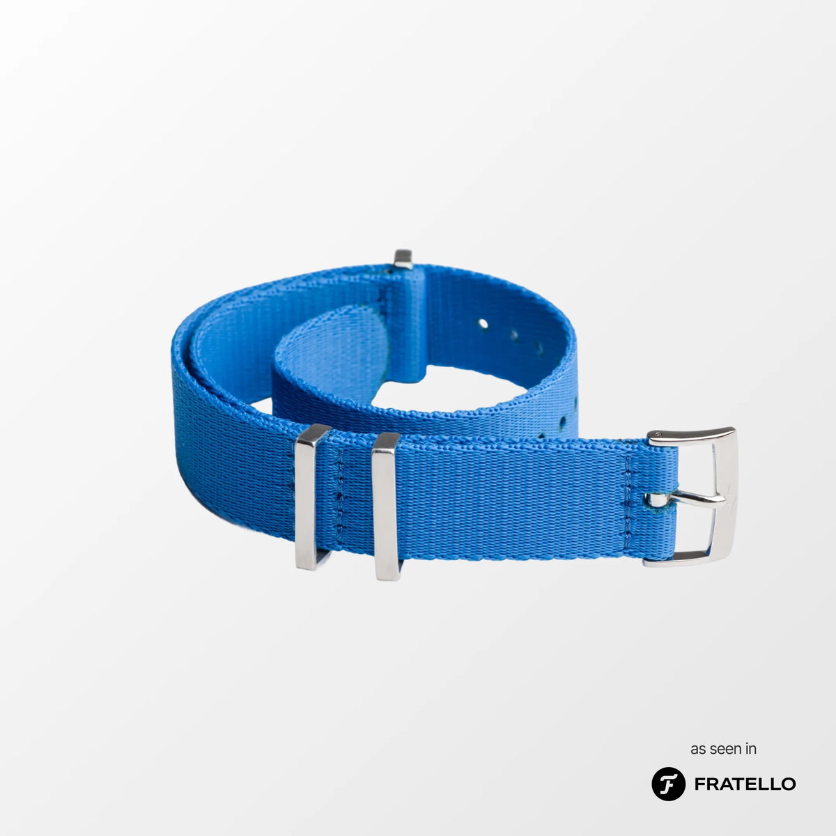 Atlantic Blue Nylon Watch Strap