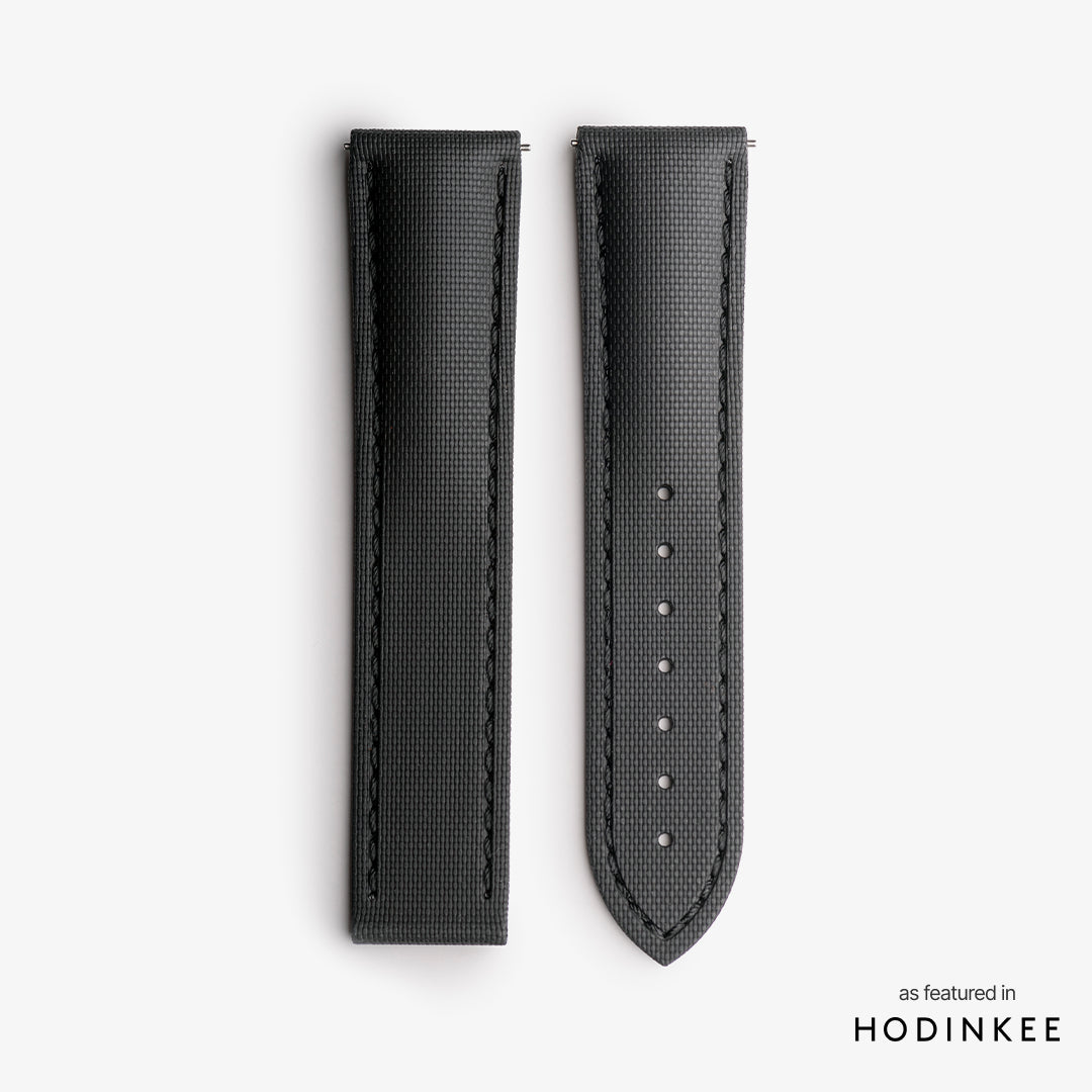 Loop-less™ HydroFlex™ | Dark Matter Edition | Black Strap with Black Stitching