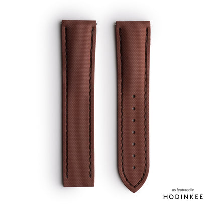 Loop-less™ HydroFlex™ | Vulcan Clay Edition | Brown Strap with Brown Stitching