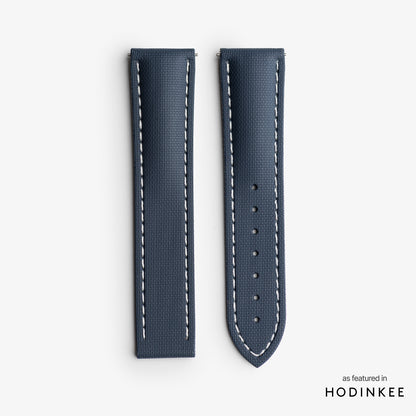 Blue Strap with White Stitching