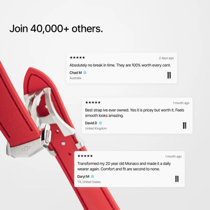 Red Strap with Red Stitching reviews