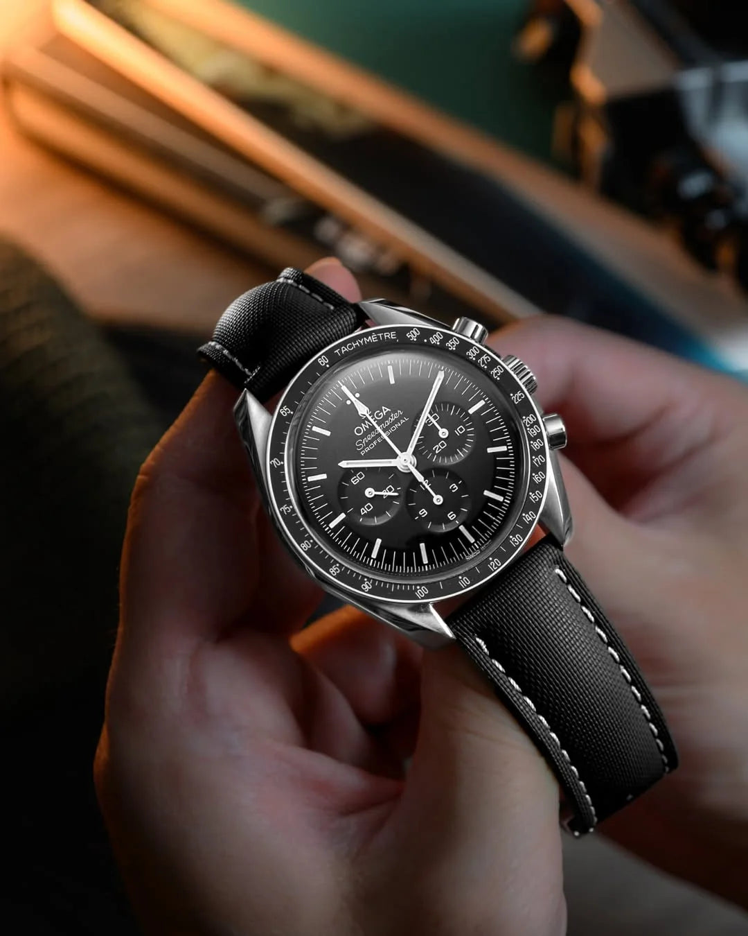Omega Speedmaster on an Artem strap